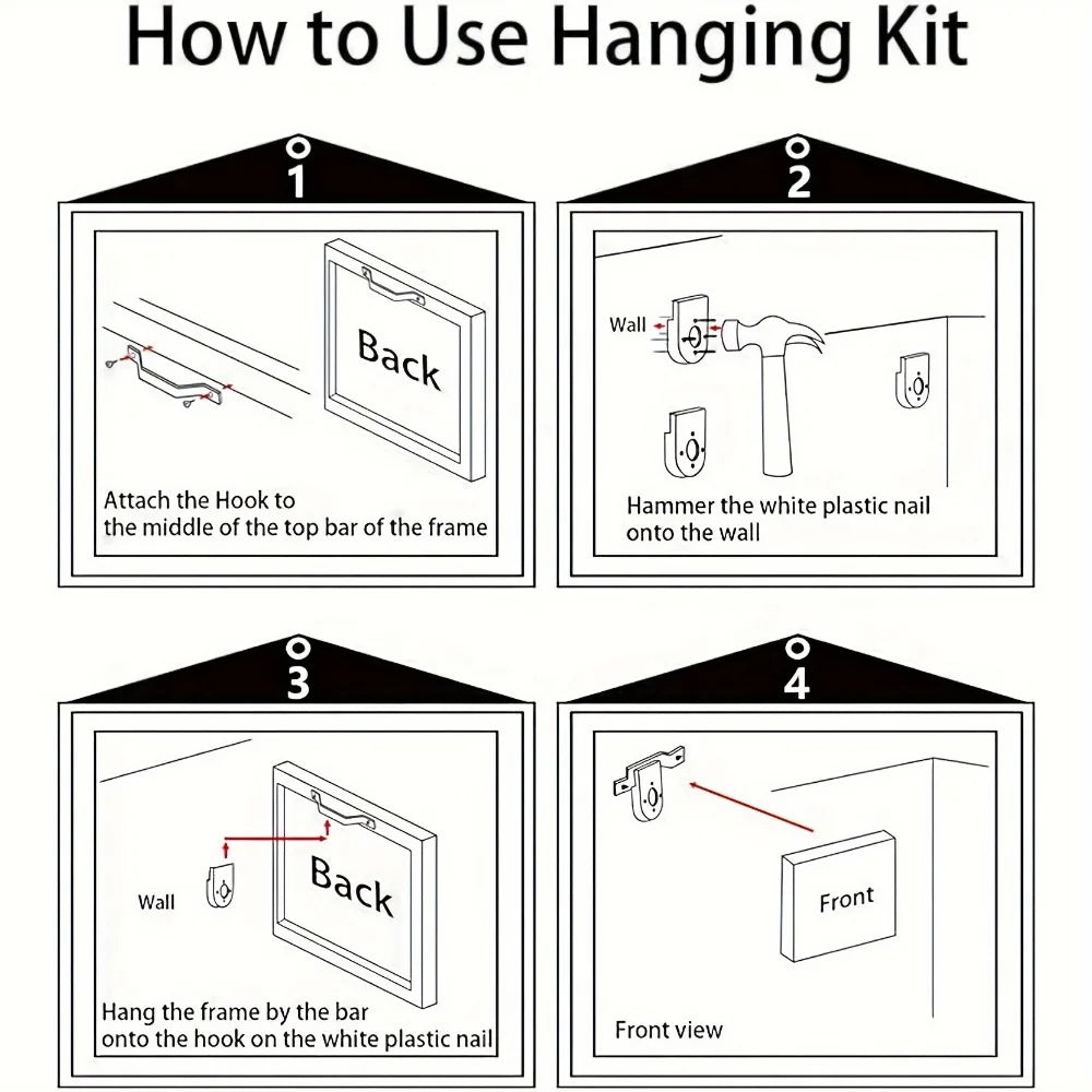 Abstract Canvas Mural, Black and Gray