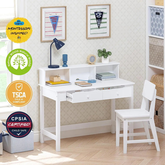 Kids Wooden Study Desk and Chair