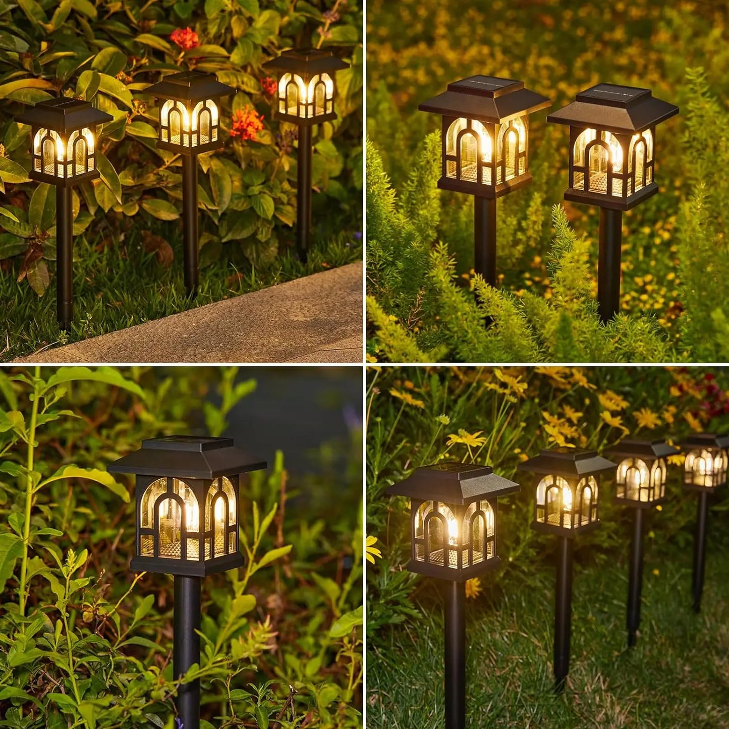 Automatic Solar Pathway Lights Outdoor