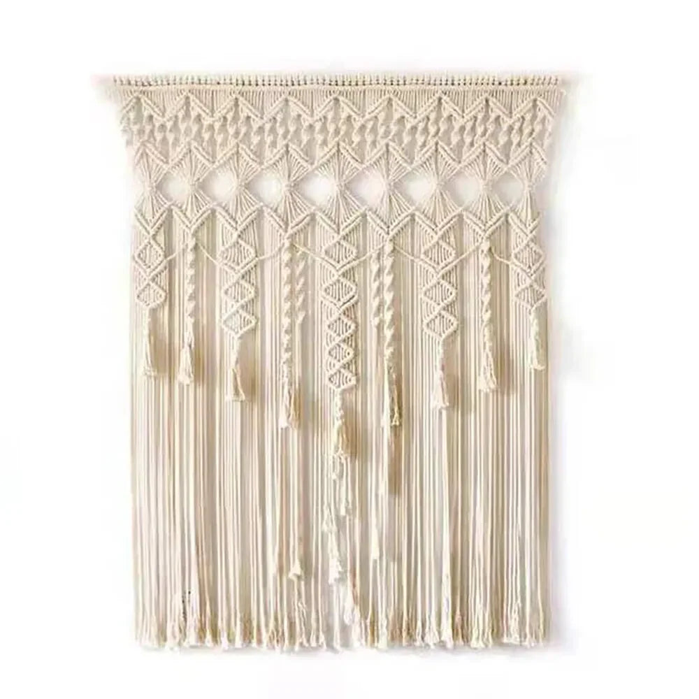 Macrame Woven Wall Hanging Boho Tapestry
