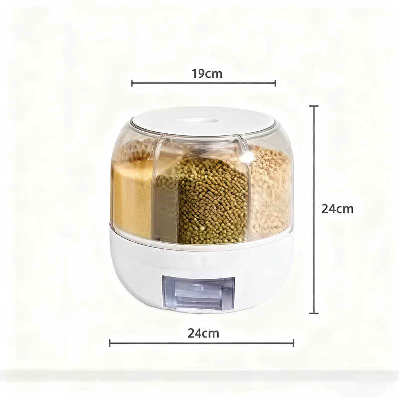 360 Degree Rotating Rice Dispenser