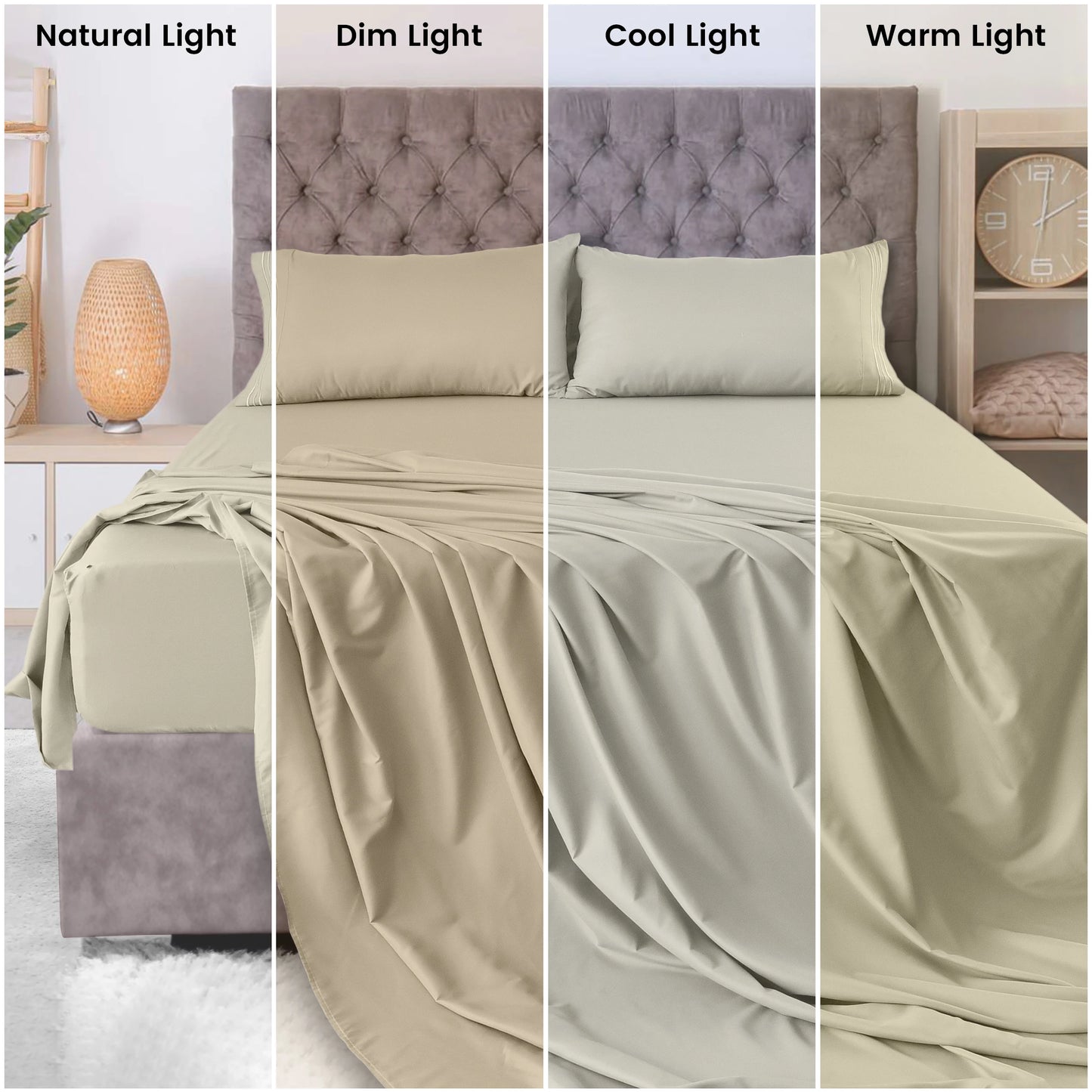 LUX Décor Microfiber Sheet Set