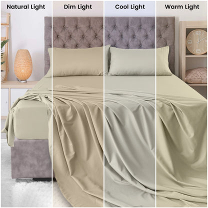 LUX Décor Microfiber Sheet Set