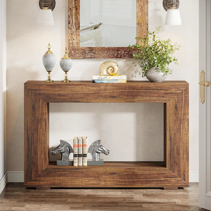 Entryway Table with Storage Space