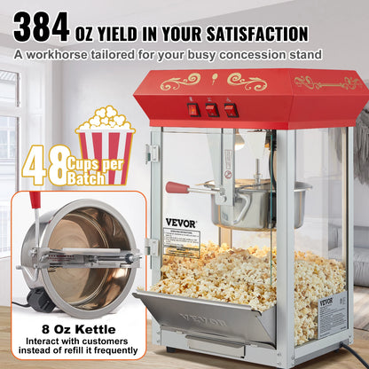 Electric Popcorn Maker  with Scoop Spoon