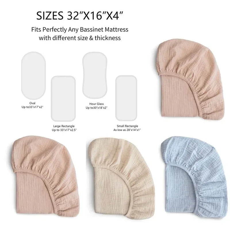 Baby Fitted Bassinet Sheet