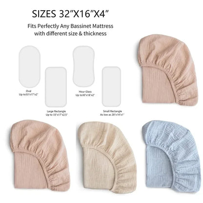 Baby Fitted Bassinet Sheet