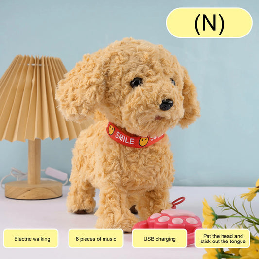 Lifelike Electric Plush Walking Dog