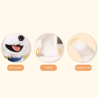 Lifelike Electric Plush Walking Dog