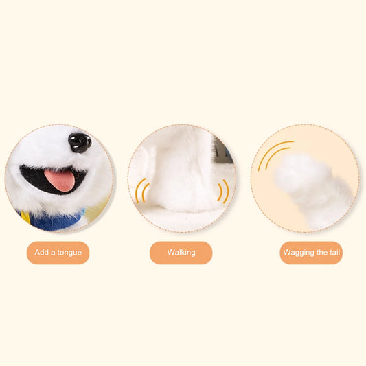 Lifelike Electric Plush Walking Dog