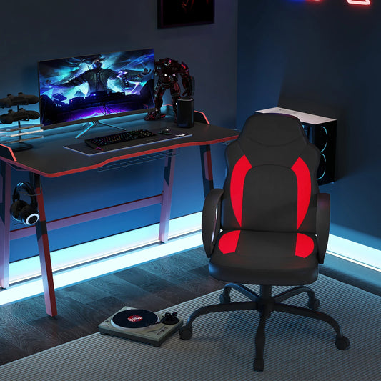 Ergonomic Swivel Gaming Chair with PU Leather