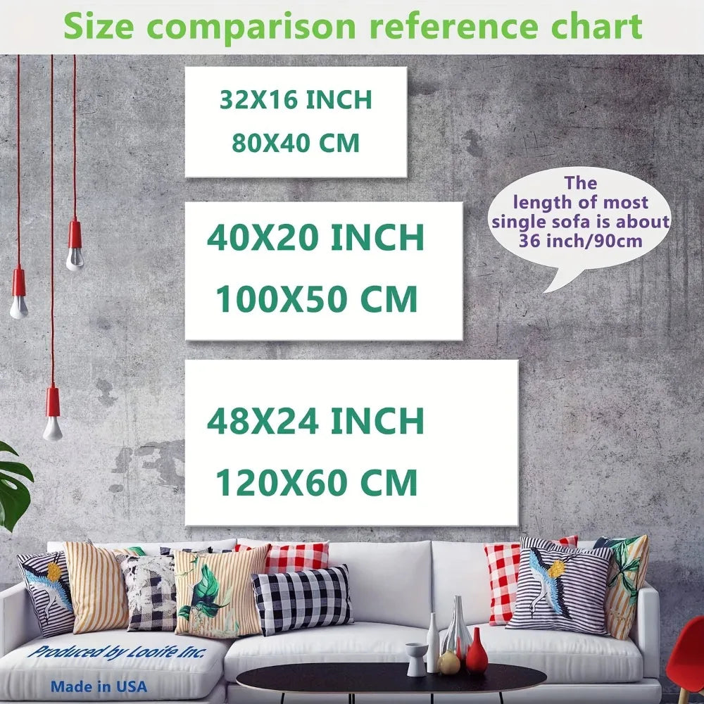 Abstract Canvas Mural, Black and Gray