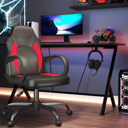 Ergonomic Swivel Gaming Chair with PU Leather