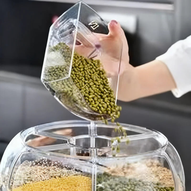 360 Degree Rotating Rice Dispenser