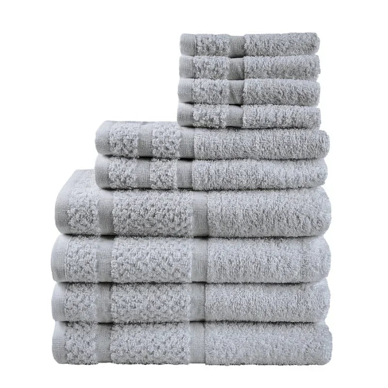10 Piece Durable Soft Towel Set