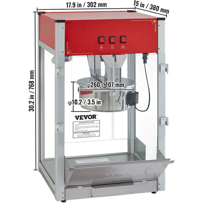Electric Popcorn Maker  with Scoop Spoon