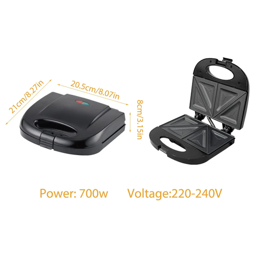 Electric Waffle Maker With Non-stick Iron Pan