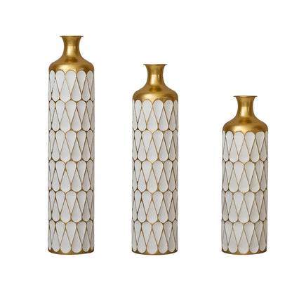 Floor Metal Vase 3-piece Set
