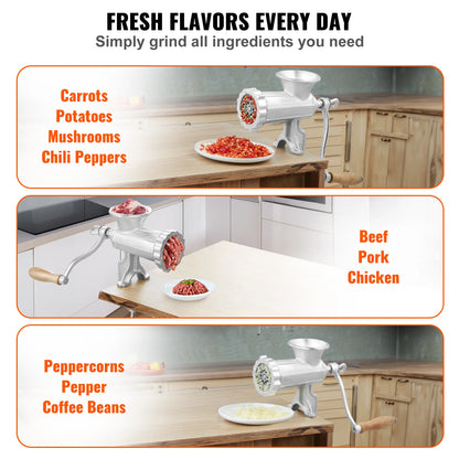 Heavy Duty Manual Cast Iron Meat Grinder