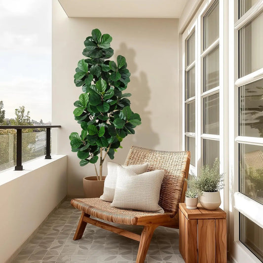 Fiddle Leaf Fig Tree Artificial with Leaves