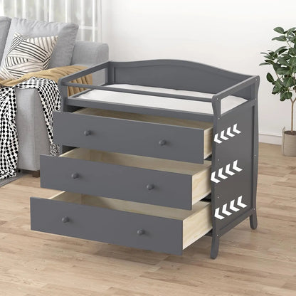 Wooden Baby Changing Table