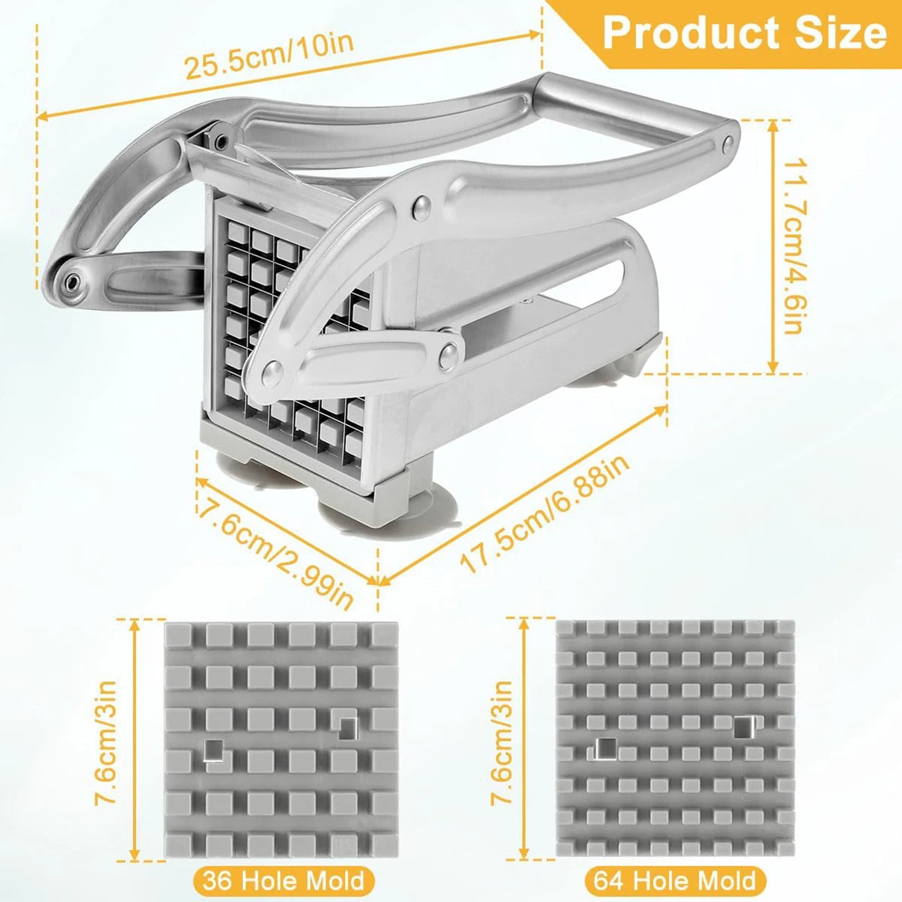 Stainless Steel French Fry Cutter