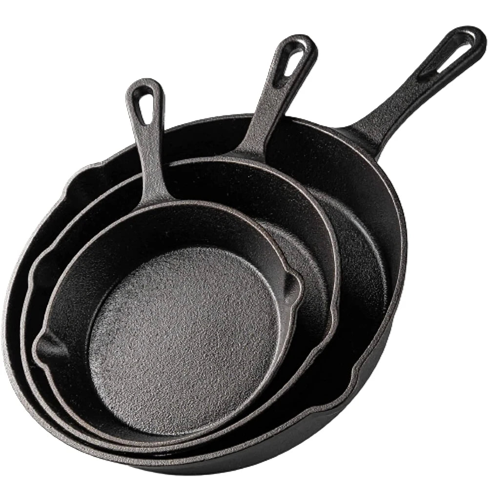 Cast Iron Frying Pan Non-Stick Skillet