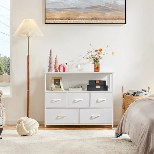 White Wardrobes For Bedroom With Fabric Drawers