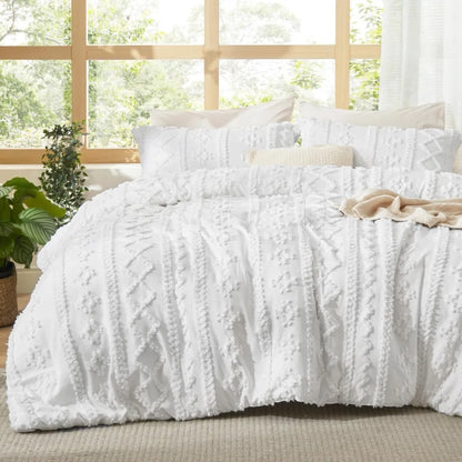 Bedsure Tufted Boho Comforter Set