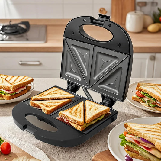 Electric Waffle Maker With Non-stick Iron Pan