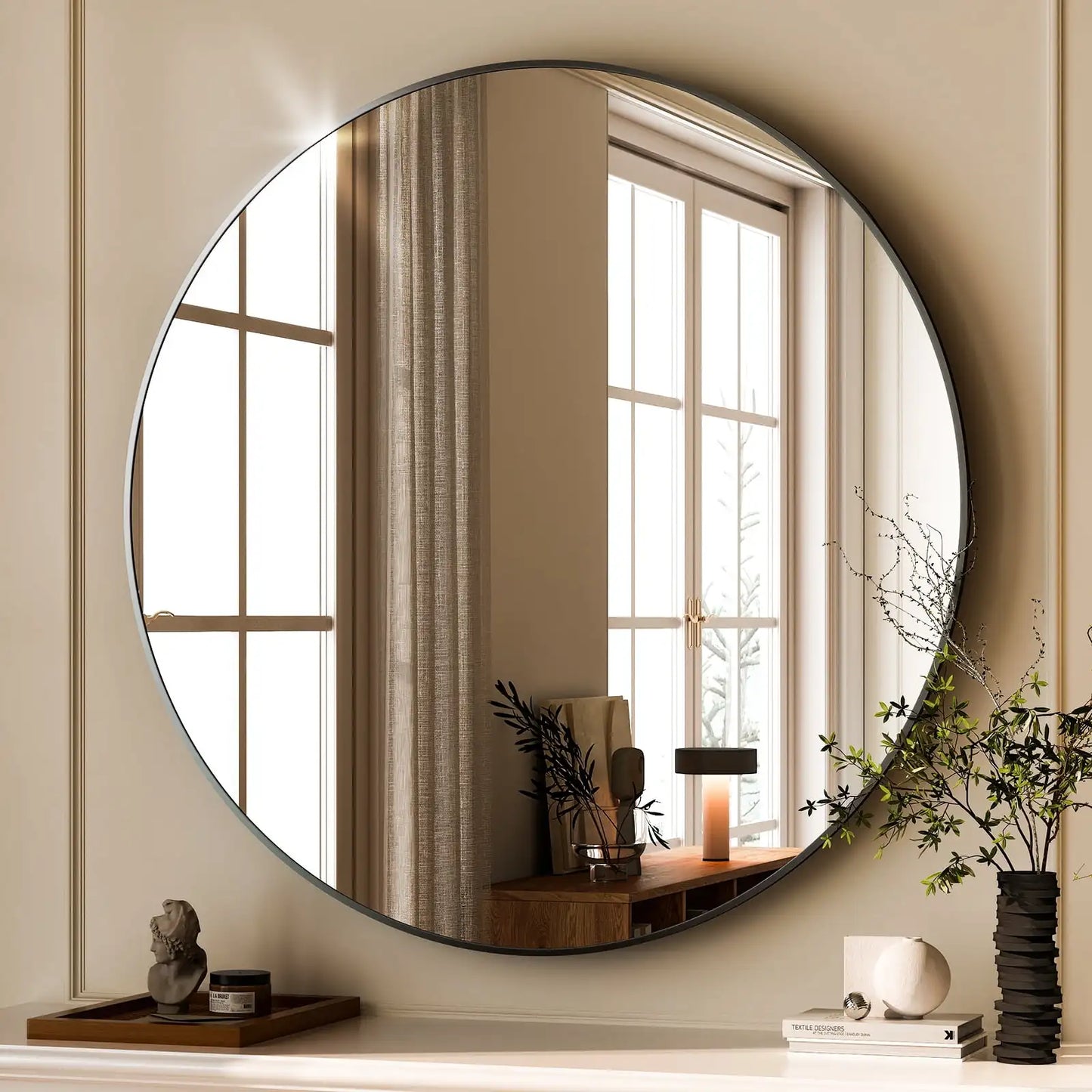 24.2"x24.2" Round Mirror