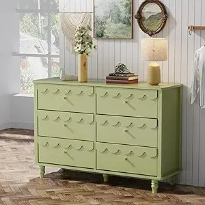 Girls Scalloped Organizer Storage with Drawers