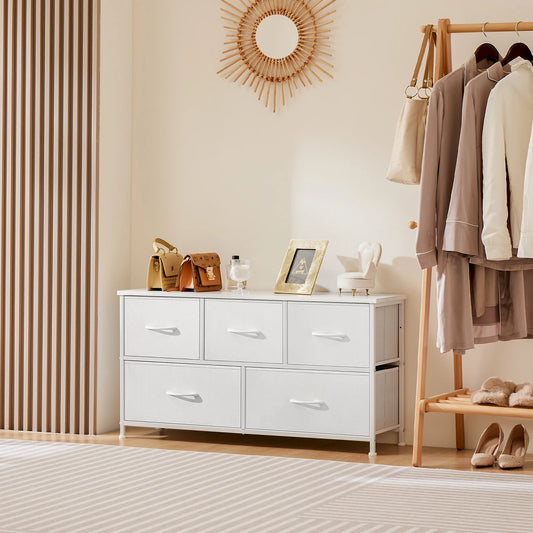 White Wardrobes For Bedroom With Fabric Drawers