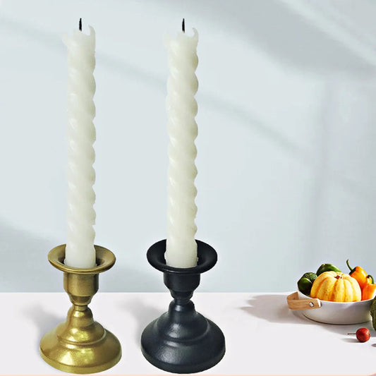 Vintage Metal Candlestick Candle Holders