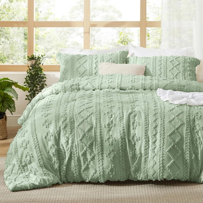 Bedsure Tufted Boho Comforter Set