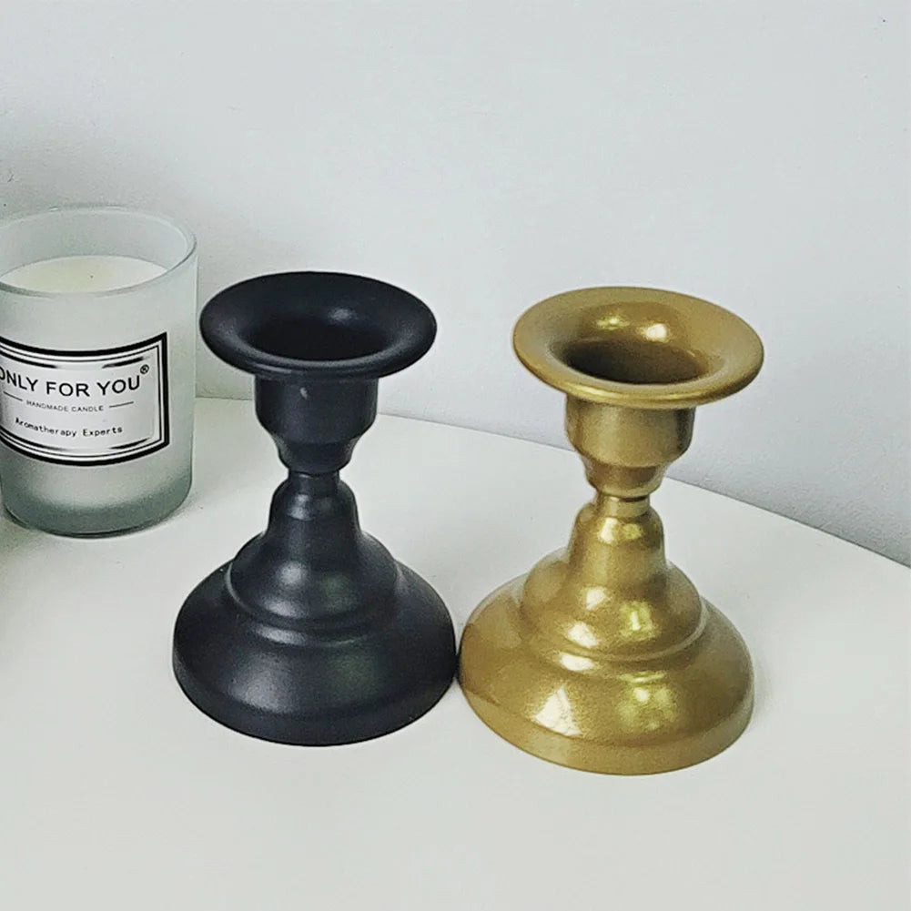 Vintage Metal Candlestick Candle Holders