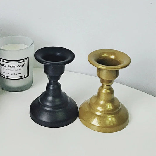 Vintage Metal Candlestick Candle Holders