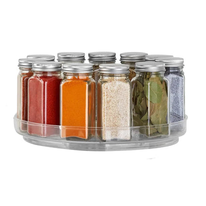 Clear Plastic Turntable Organizer