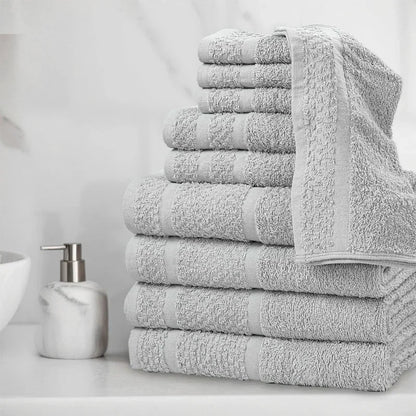 10 Piece Durable Soft Towel Set