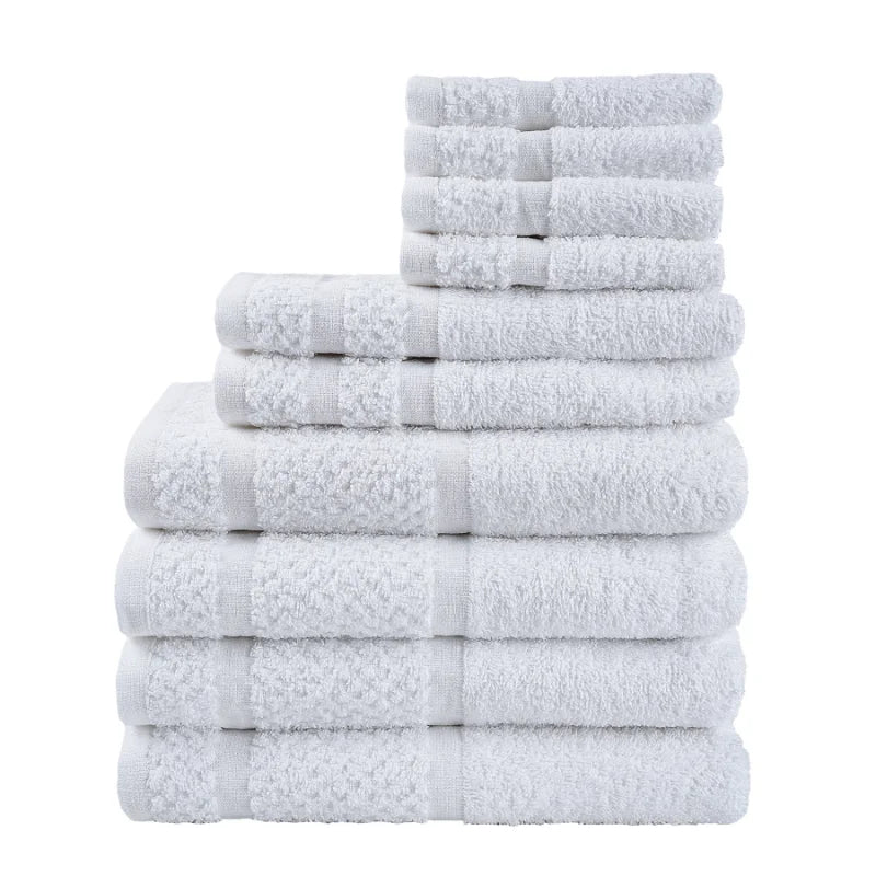 10 Piece Durable Soft Towel Set
