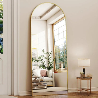 Framed Arched Full-Length Mirror
