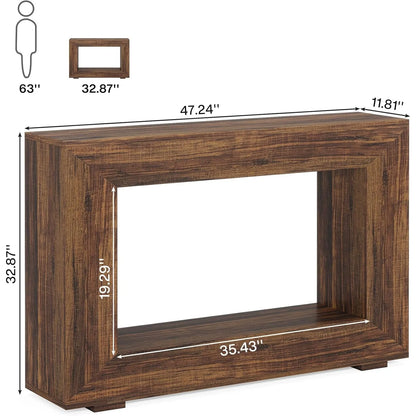 Entryway Table with Storage Space