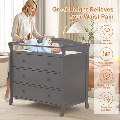 Wooden Baby Changing Table