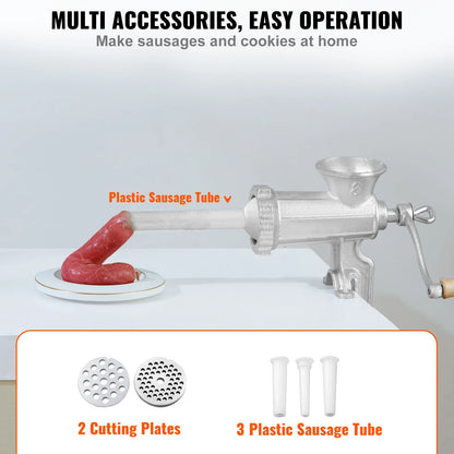 Heavy Duty Manual Cast Iron Meat Grinder