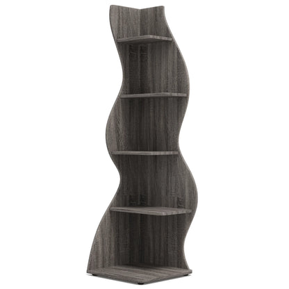 5 Tier Corner Shelf, Bookshelf, Plant Stand