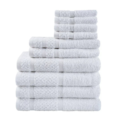 10 Piece Durable Soft Towel Set