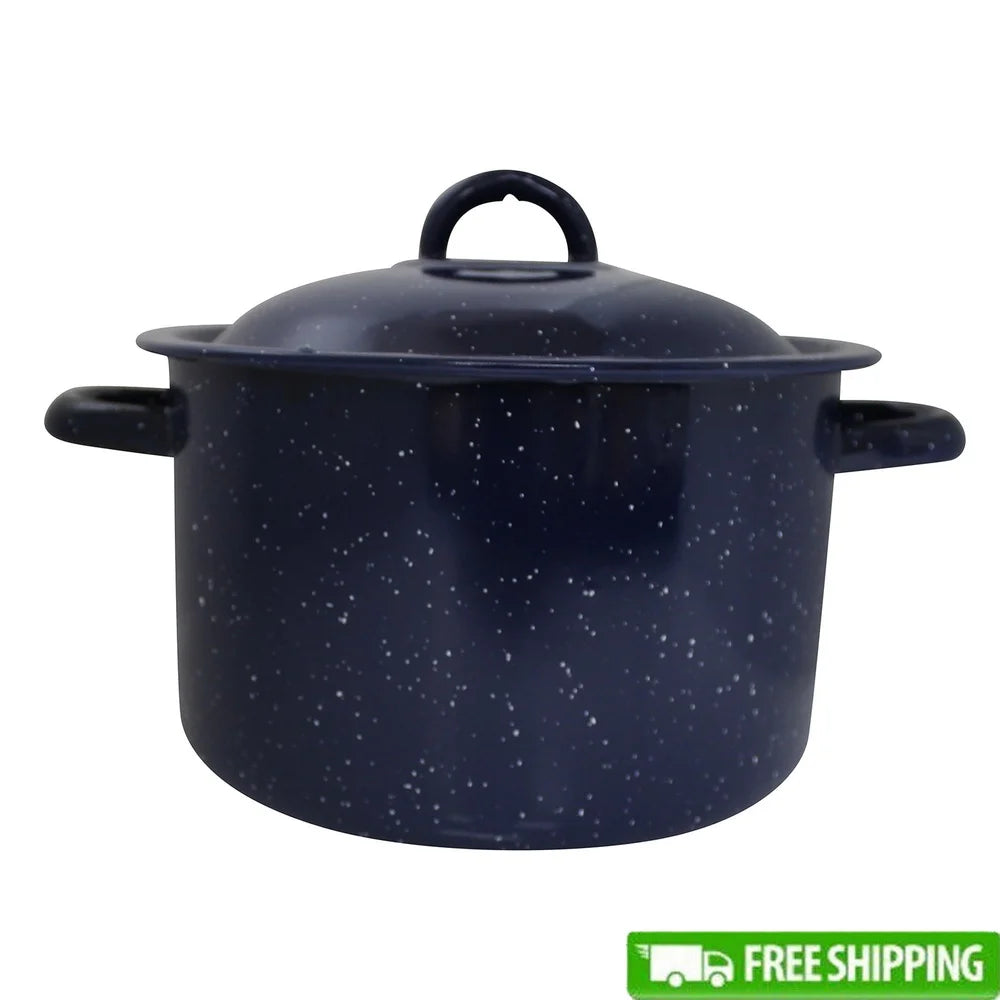 Enamel Stock Pot  with Double Handles