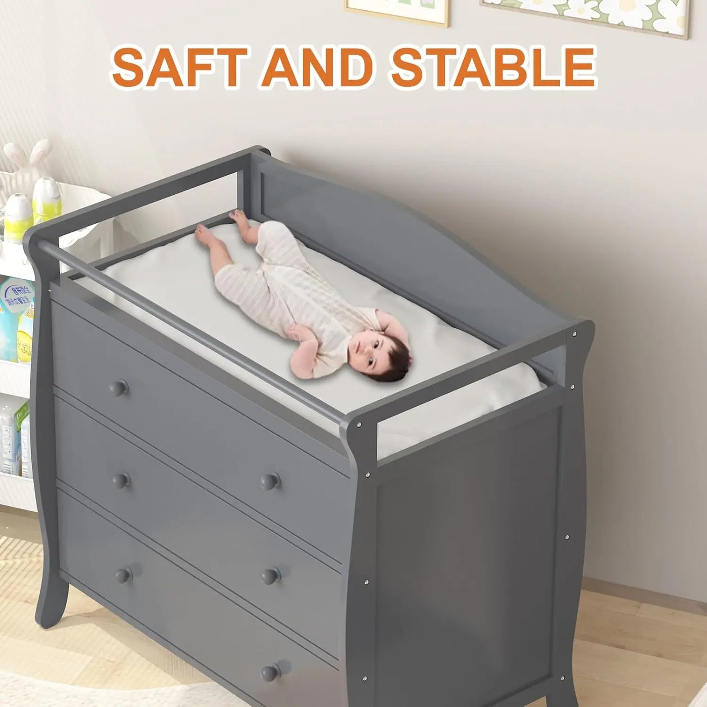 Wooden Baby Changing Table