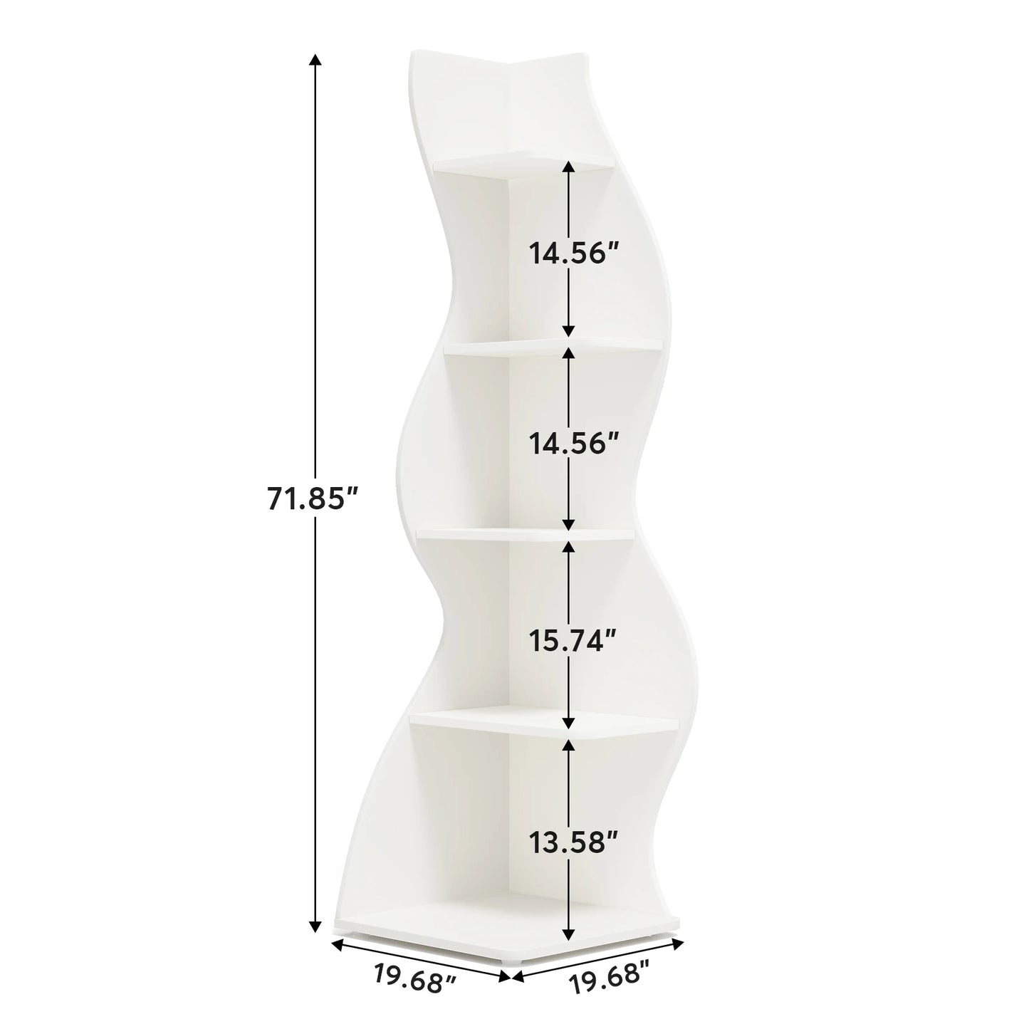 5 Tier Corner Shelf, Bookshelf, Plant Stand