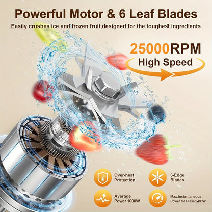 2400W Blender and Grinder Combo 25000RPM